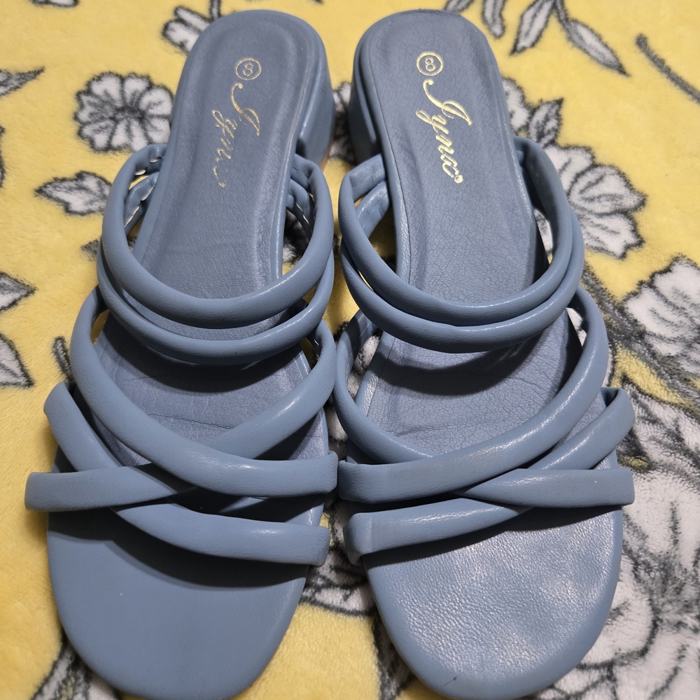 Stylish Blue Sandals by Jynco